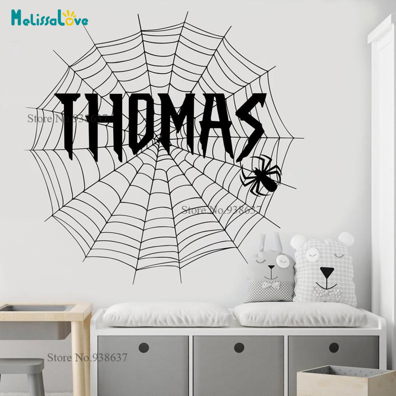 Baby Nursery Themes Boy - Pegatinas temáticas de araña, pegatina personalizada,