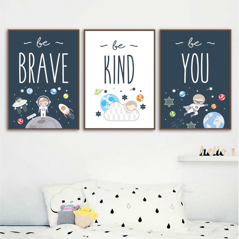 Baby Nursery Themes Boy - Impresiones de arte de pared de