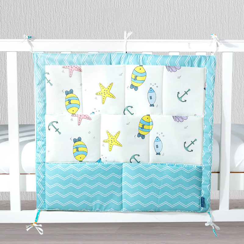 Baby Nursery Bedding - Bolsa de almacenamiento colgante de algodón