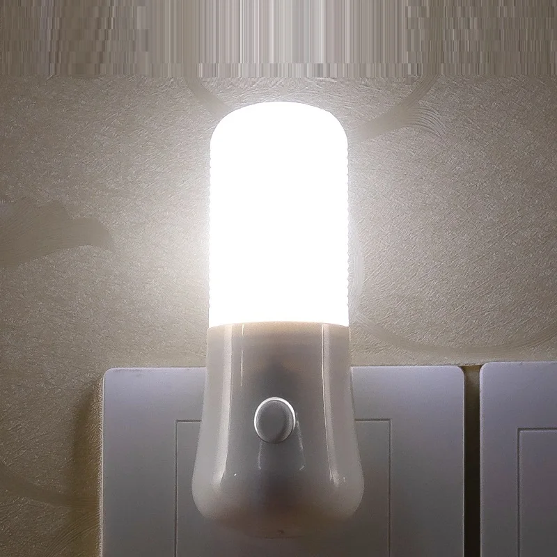 Baby Nursery Lamp - Luz LED nocturna blanca, interruptor de