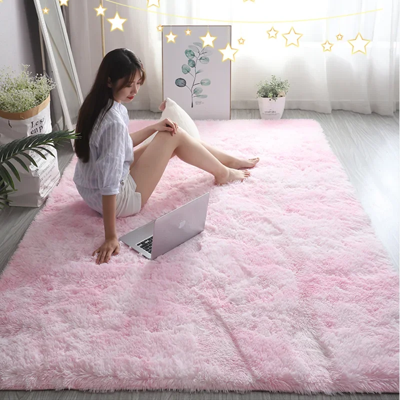 Baby Nursery Rug - Alfombra rosa para niños, decoración de