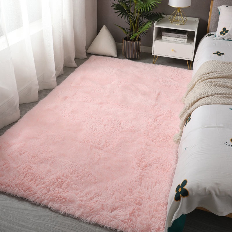 Baby Nursery Rug - Alfombra rosa para dormitorio de niños,