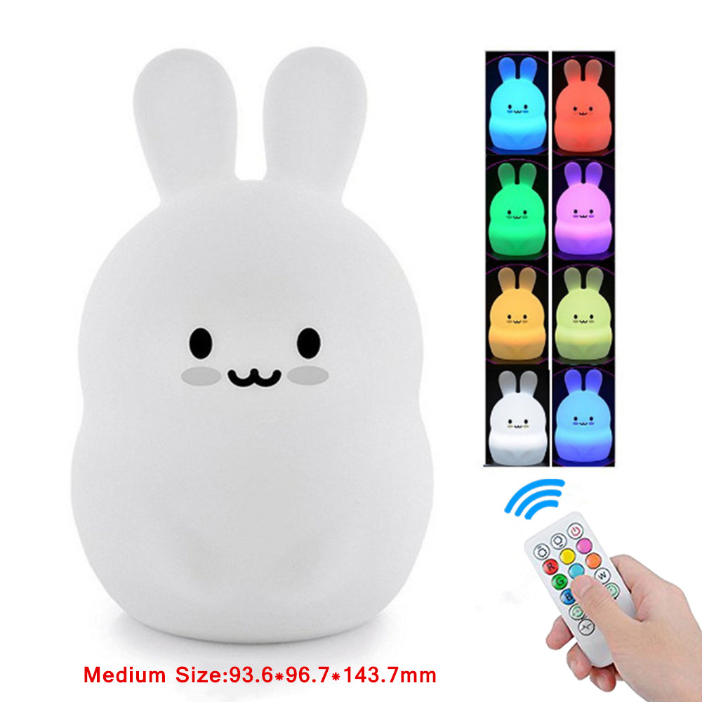 Baby Nursery Lamp - Luz nocturna de conejo con Sensor