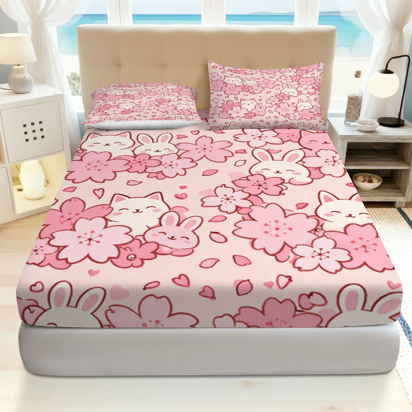 Baby Nursery Bedding - Juego de Ropa de Cama Sakura