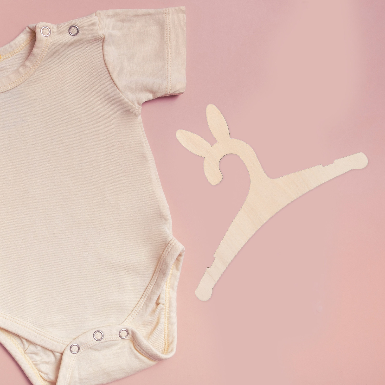 Baby Nursery Decor - 5 Piezas de Perchas de Madera