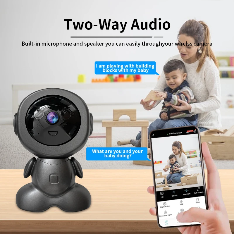 Cámara de Vigilancia WiFi de 8 - Baby Nursery Camera reseña y precio