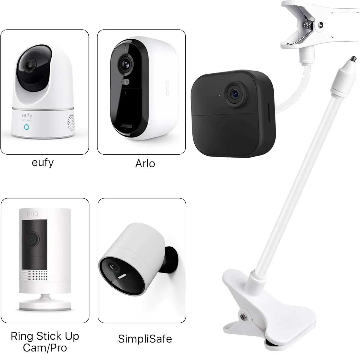 Clip Flexible para Monitor de  - Baby Nursery Camera reseña y precio