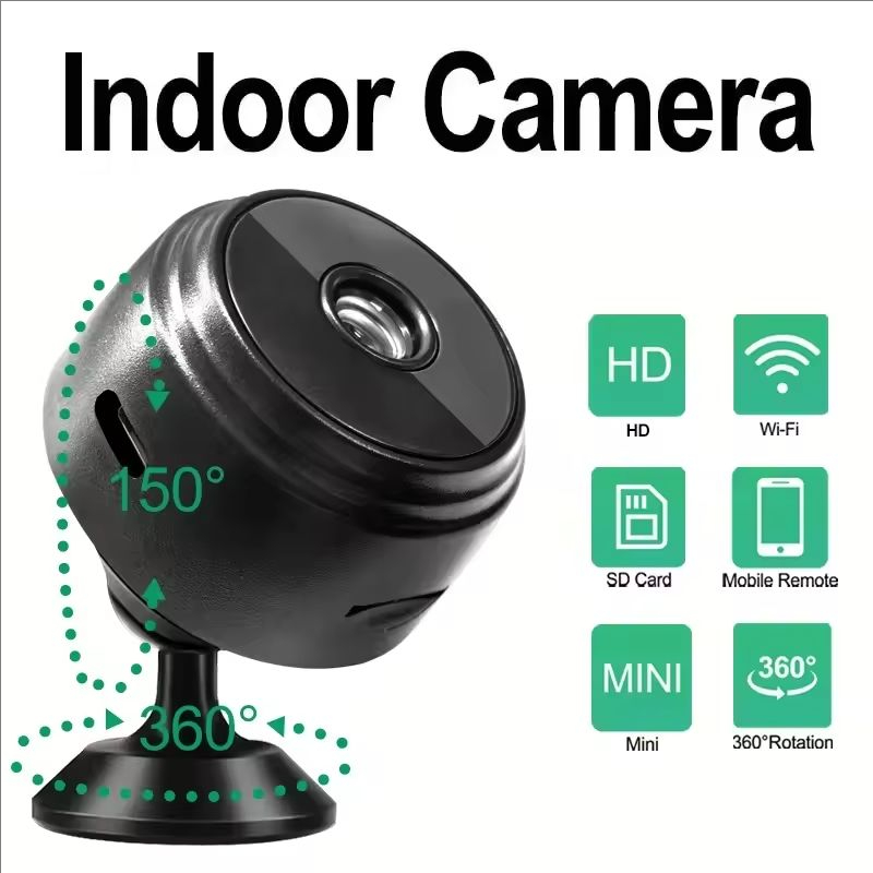Mini Cámara WiFi HD 1080P con  - Baby Nursery Camera reseña y precio