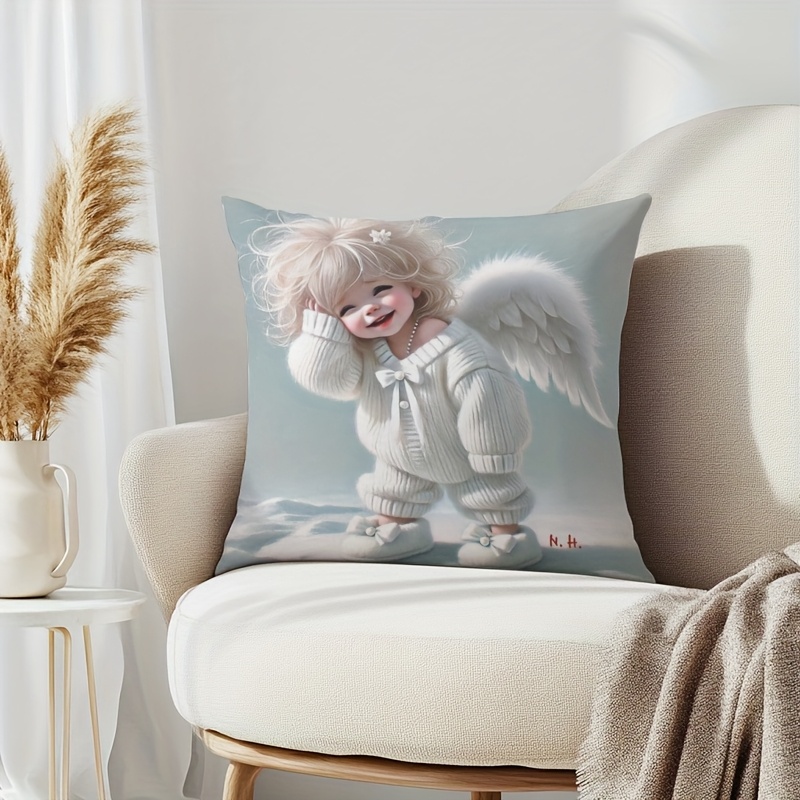 Funda de Cojín de Felpa Corta  - Baby Nursery Outfits reseña y precio