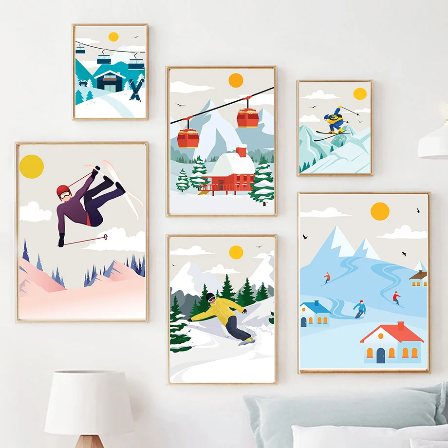 Arte minimalista en lienzo de  - Baby Nursery Themes Boy reseña y precio