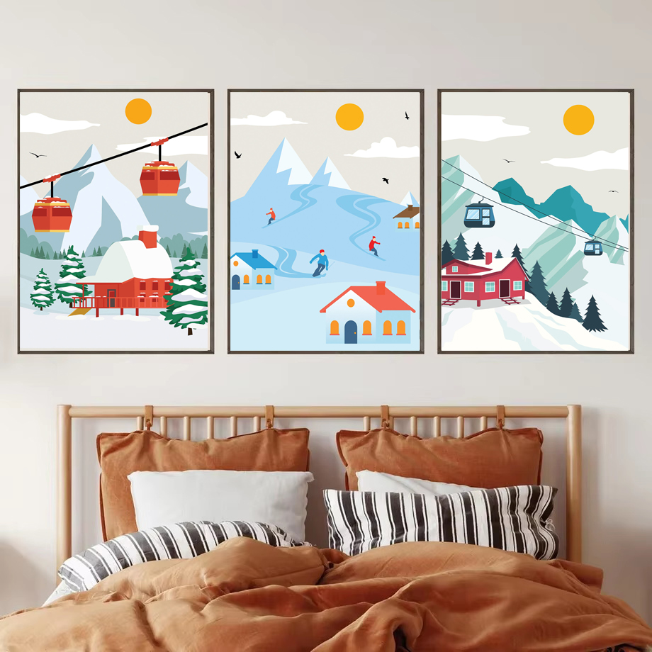 Arte minimalista en lienzo de  - Baby Nursery Themes Boy reseña y precio