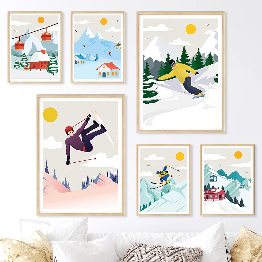 Arte minimalista en lienzo de  - Baby Nursery Themes Boy reseña y precio
