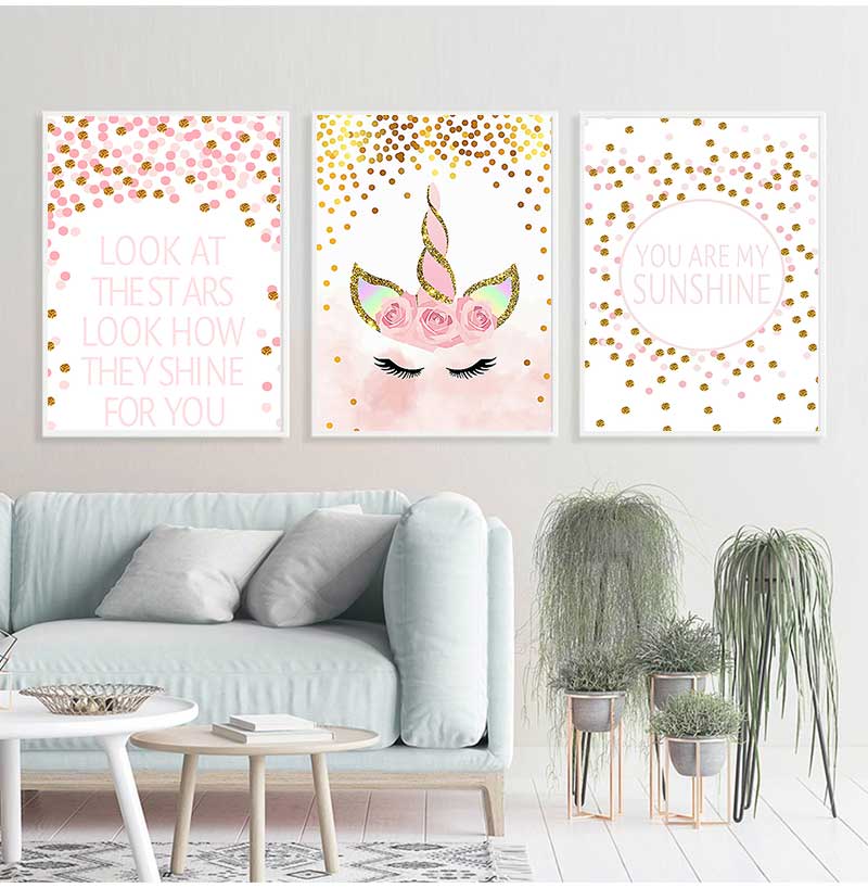 Cuadro Decorativo para Dormito - Baby Nursery Quotes reseña y precio