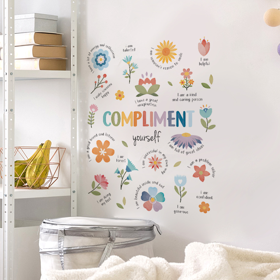 Pegatina de pared de acuarela  - Baby Nursery Quotes reseña y precio