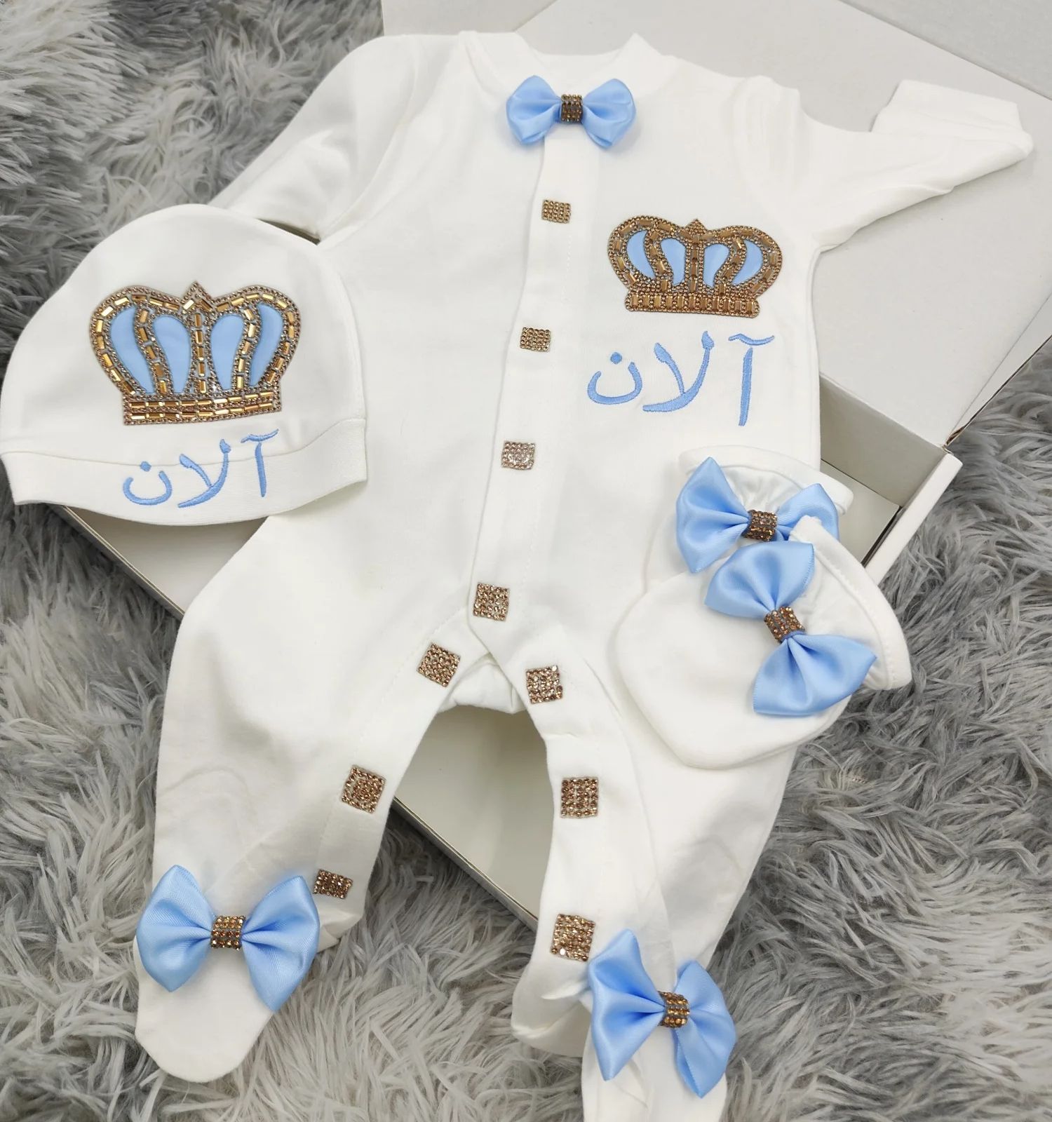 Dollbling corona nacarada Oned - Baby Nursery Outfits reseña y precio