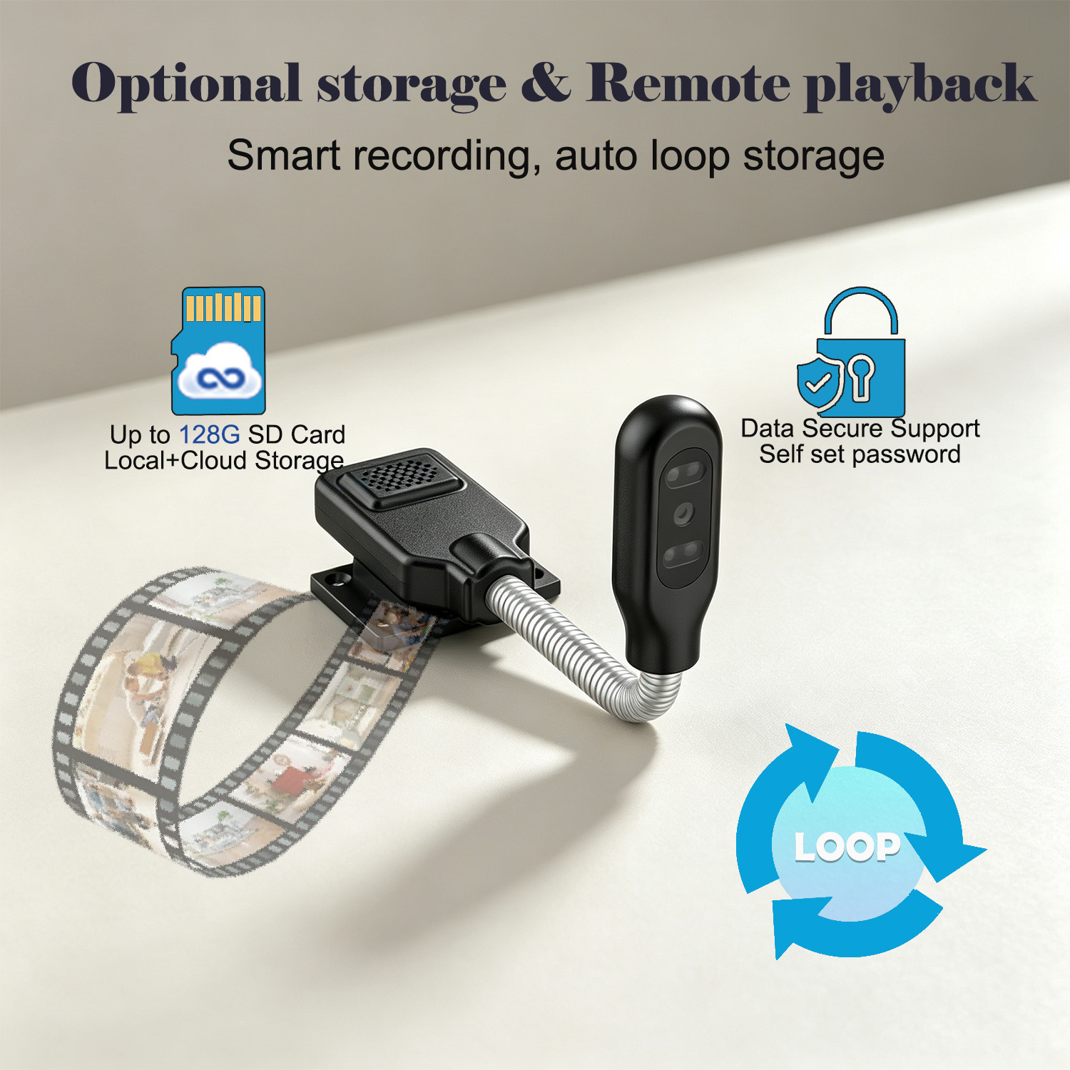 Cámara de Vigilancia Flexible  - Baby Nursery Camera reseña y precio