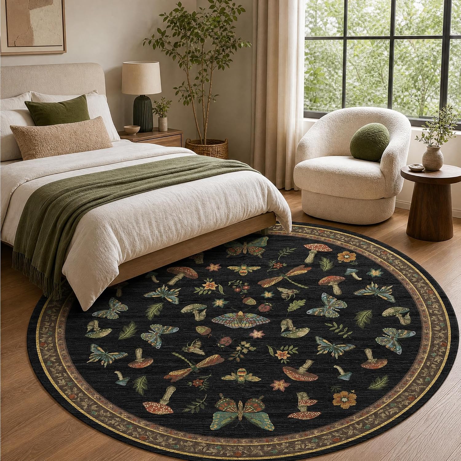 Alfombra Redonda Grande de Pol - Baby Nursery Rug reseña y precio