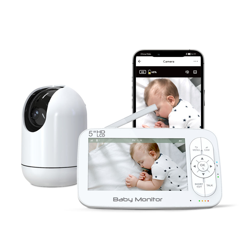 5 pulgadas 2MP 1080P aplicació - Baby Nursery Camera reseña y precio
