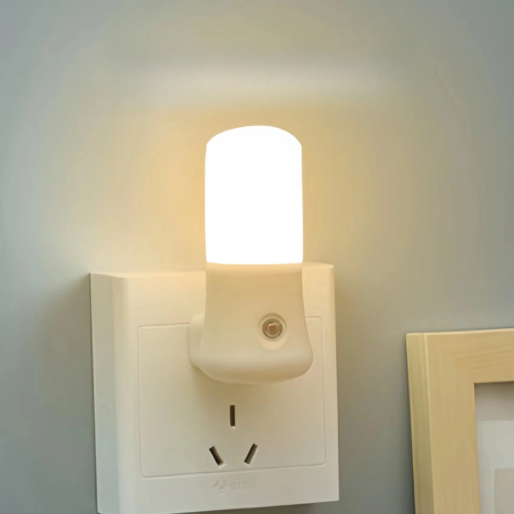 Luz LED nocturna blanca, inter - Baby Nursery Lamp reseña y precio