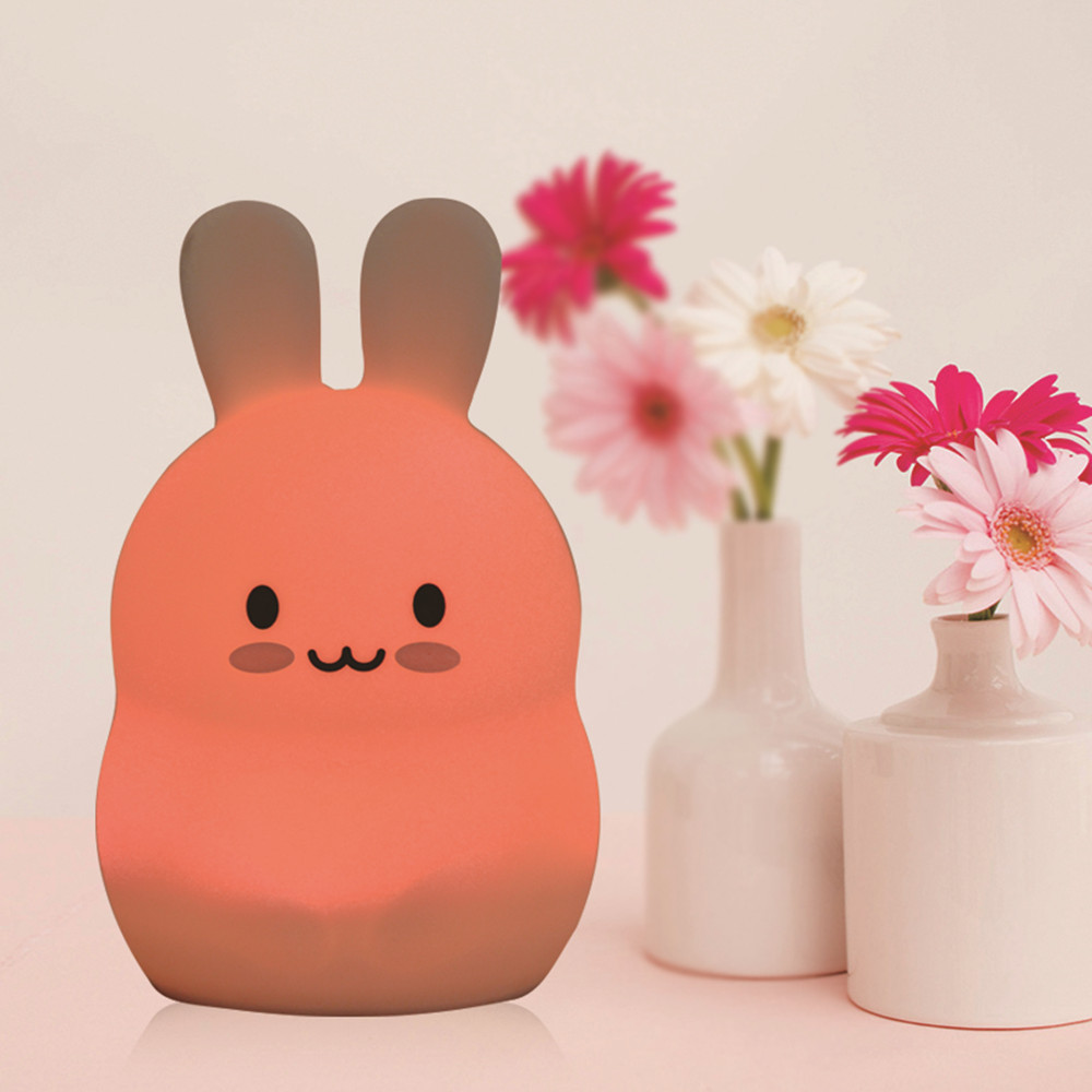 Luz nocturna de conejo con Sen - Baby Nursery Lamp reseña y precio