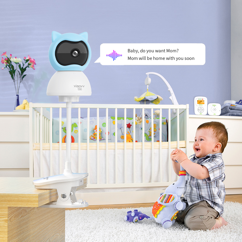 4MP WiFi xiaovv Monitor de beb - Baby Nursery Camera reseña y precio