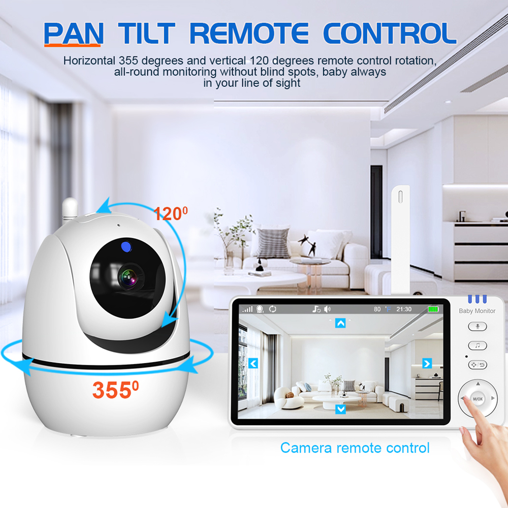 Monitor de vídeo para bebés co - Baby Nursery Camera reseña y precio