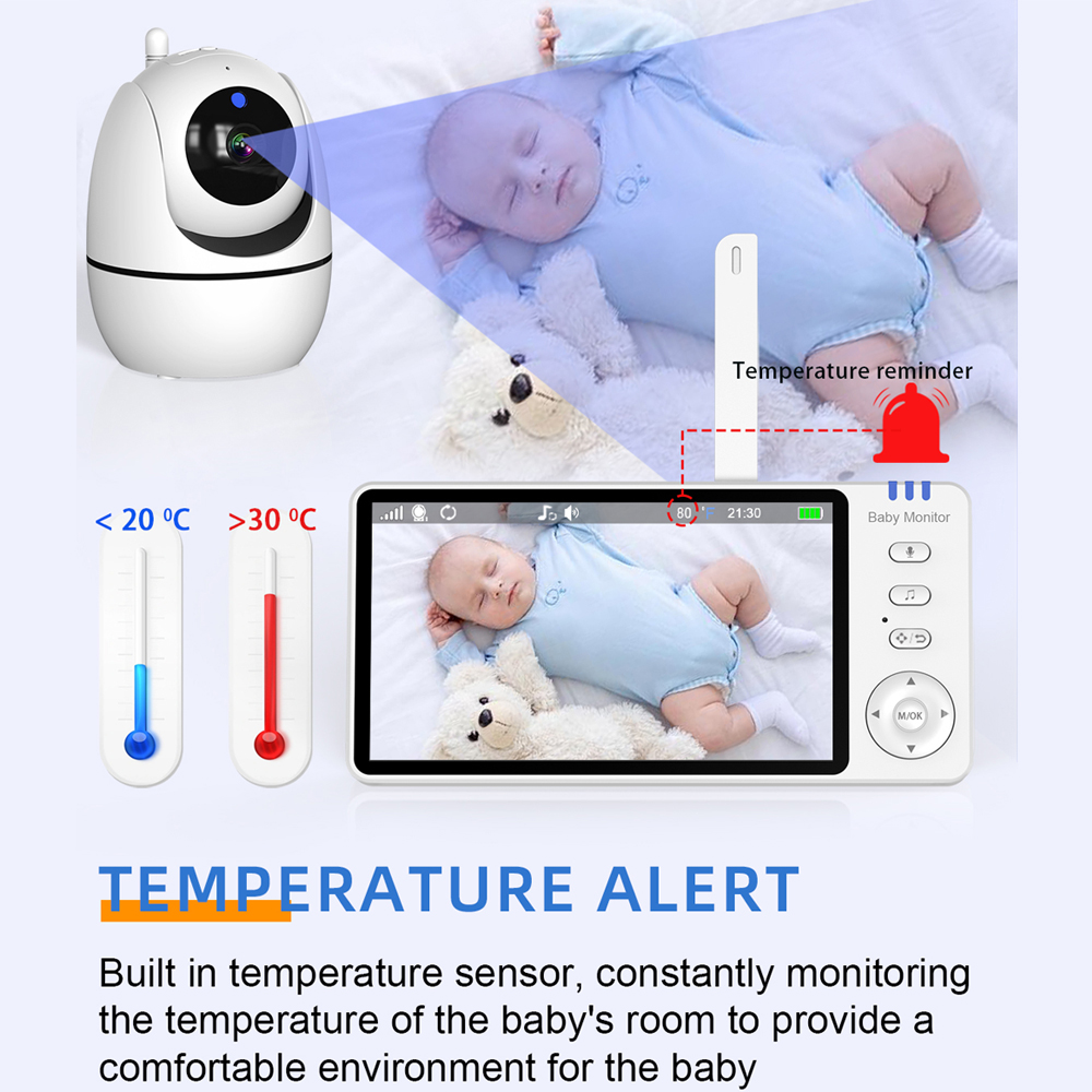 Monitor de vídeo para bebés co - Baby Nursery Camera reseña y precio