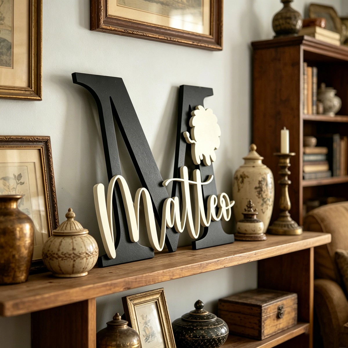 1 Pieza de Placa de Madera Per - Baby Nursery Decor reseña y precio