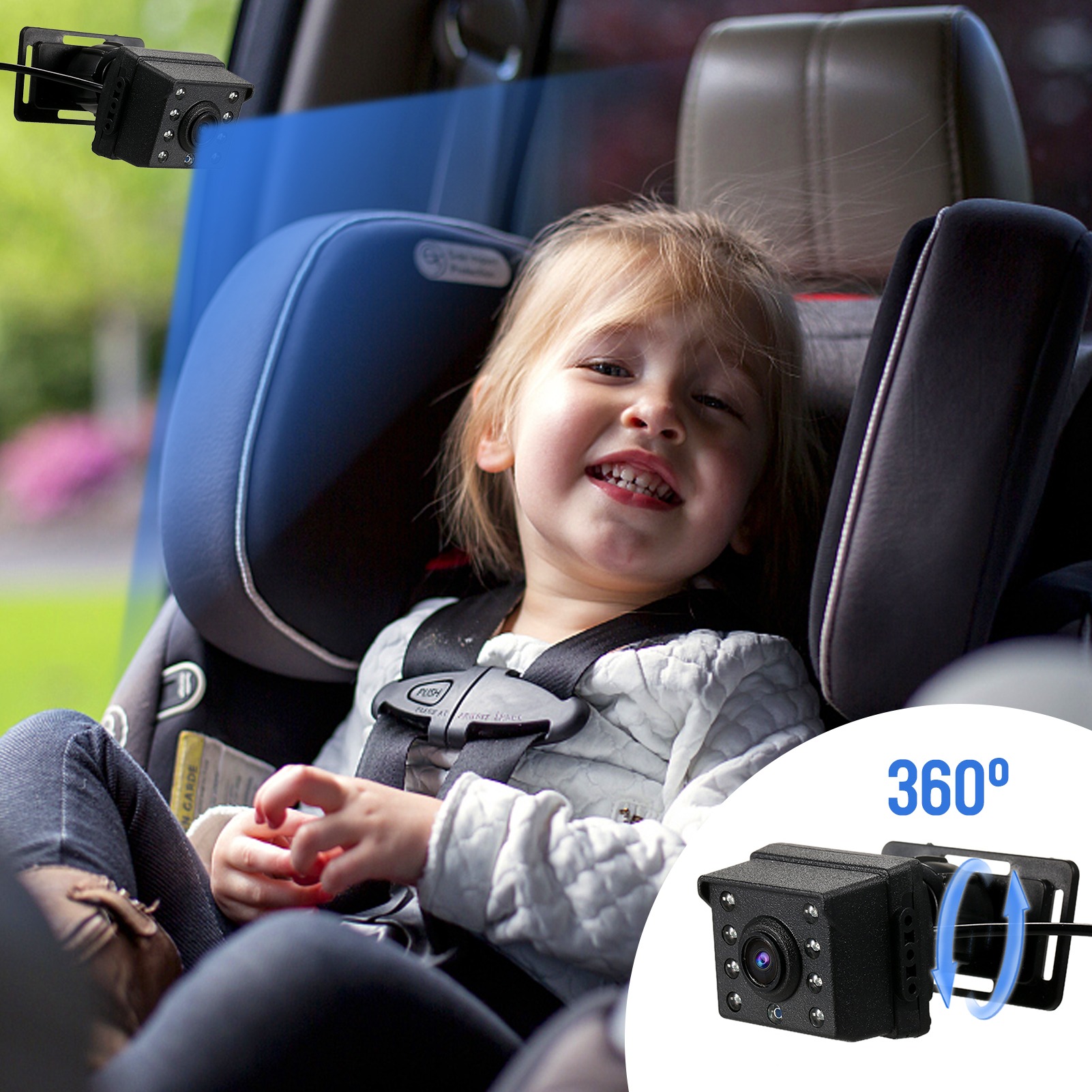 Espejo Retrovisor para Bebé co - Baby Nursery Camera reseña y precio