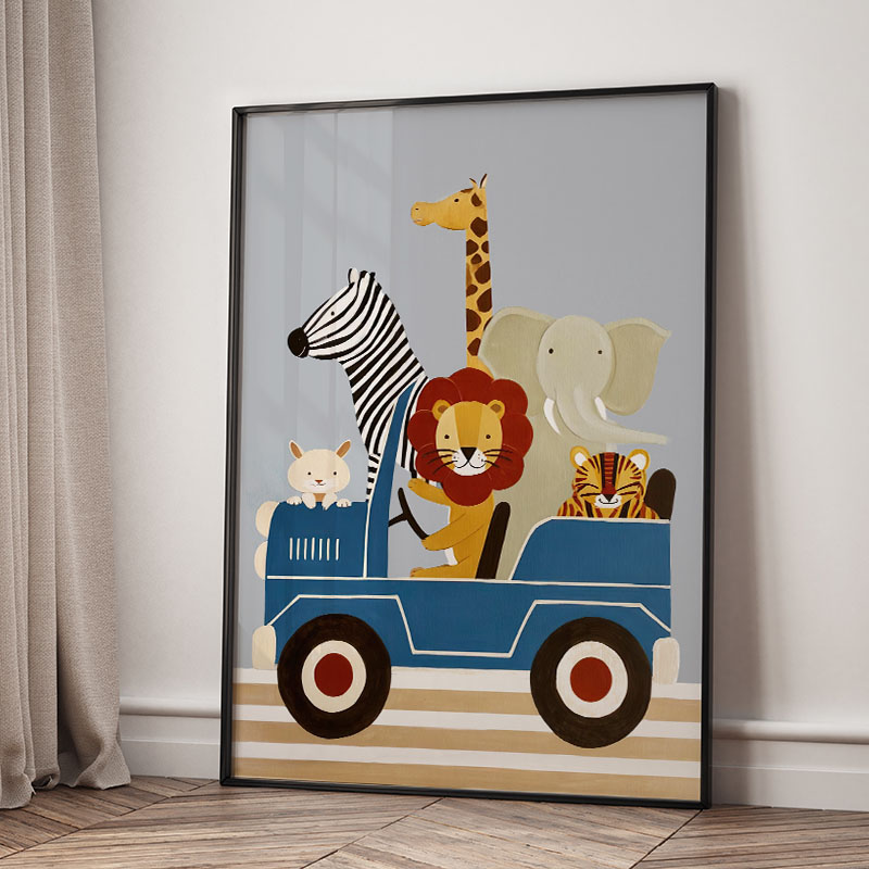 Divertidos Cuadros de Dibujos  - Baby Nursery Images reseña y precio