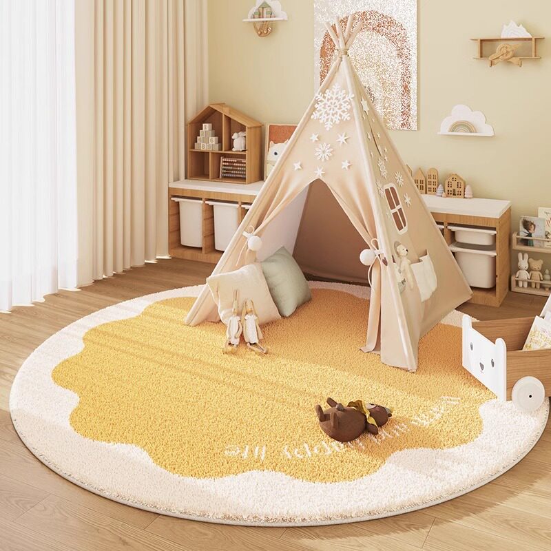 Alfombra Redonda con Aspecto d - Baby Nursery Rug reseña y precio
