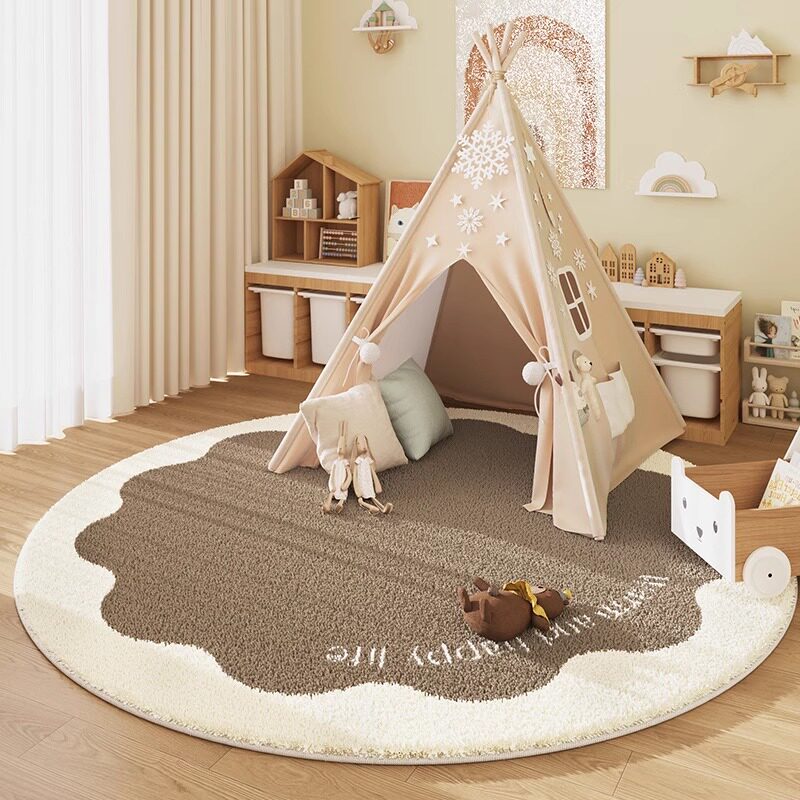 Alfombra Redonda con Aspecto d - Baby Nursery Rug reseña y precio