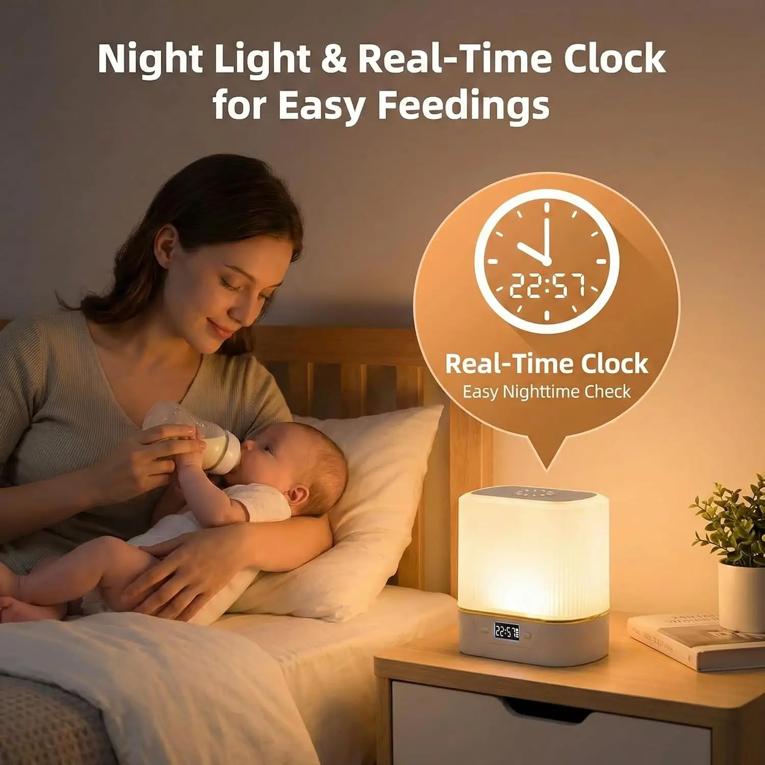 Lámpara de Noche LED, Lámpara  - Baby Nursery Lamp reseña y precio