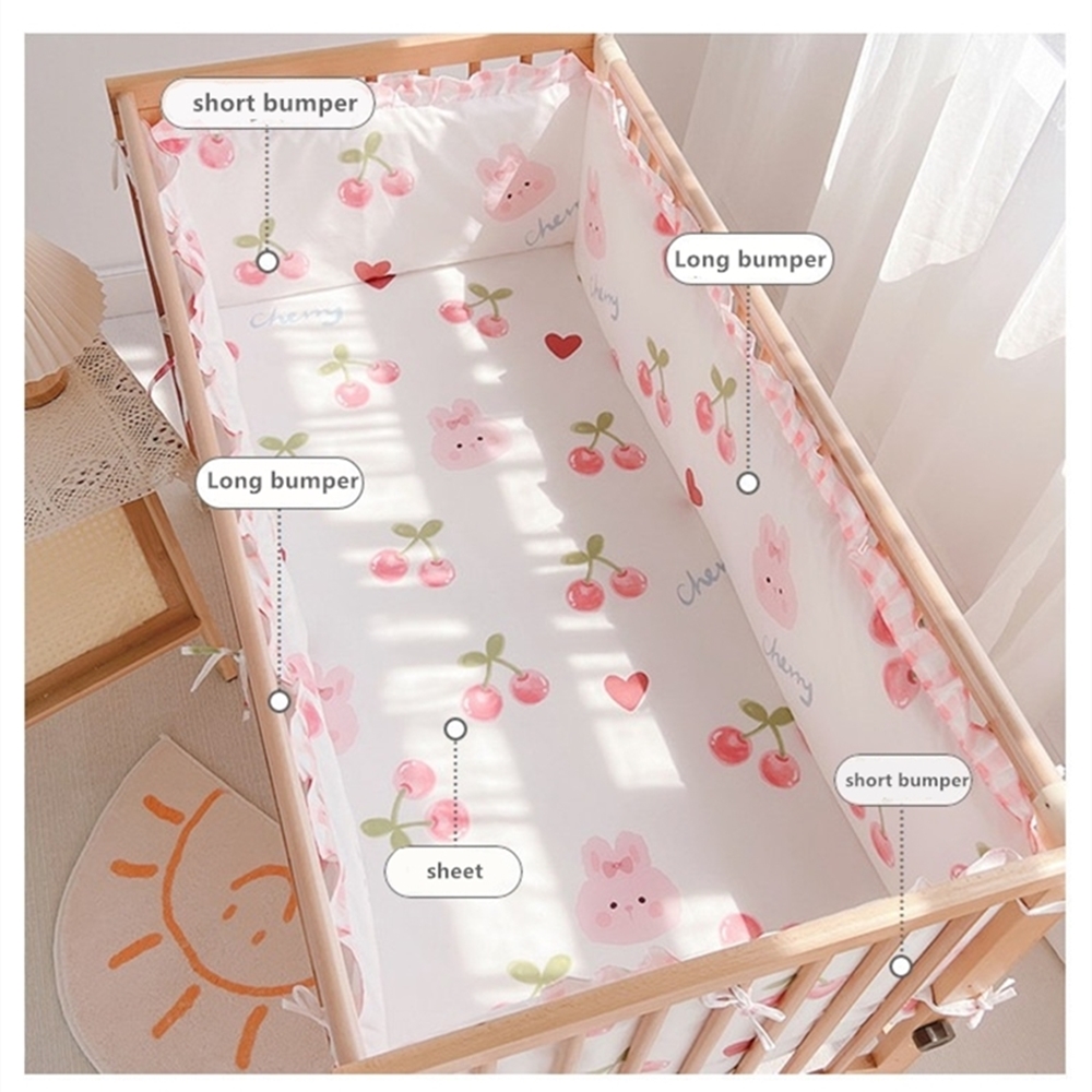 Juego de cama para cuna de 5 u - Baby Nursery Bedding reseña y precio