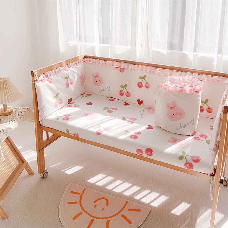Juego de cama para cuna de 5 u - Baby Nursery Bedding reseña y precio