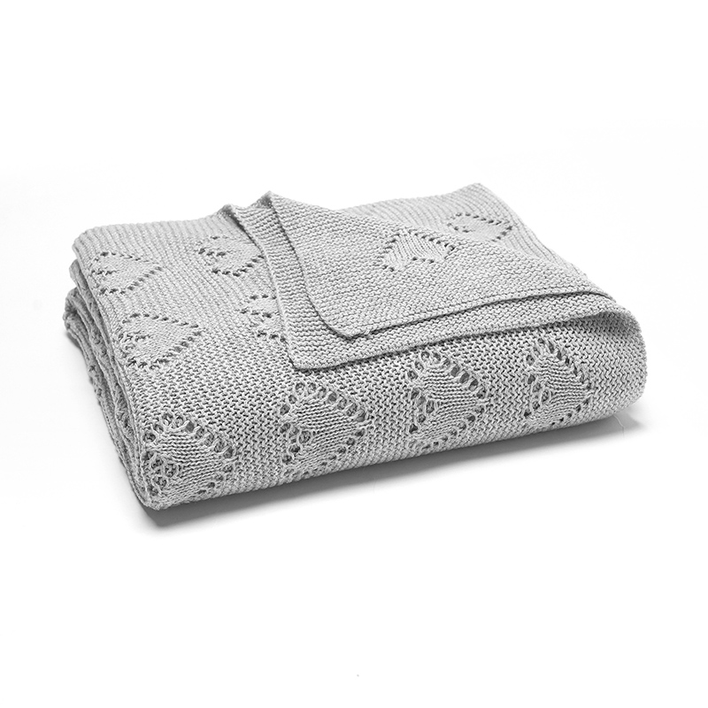 Mantas de algodón de punto par - Baby Nursery Bedding reseña y precio