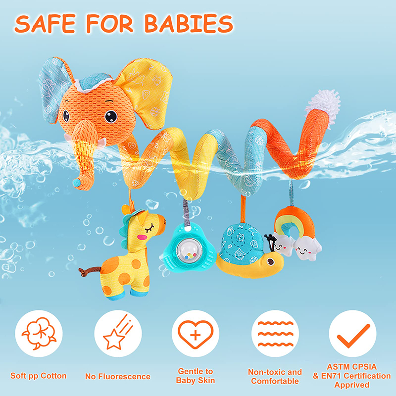 Juguetes para asiento de coche - Baby Nursery Images reseña y precio