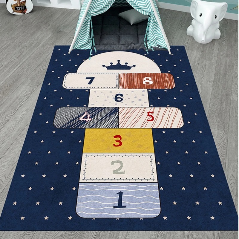Alfombra gris claro para niños - Baby Nursery Lamp reseña y precio