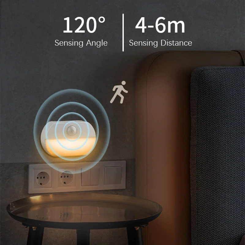 Luces LED de noche con detecci - Baby Nursery Lamp reseña y precio