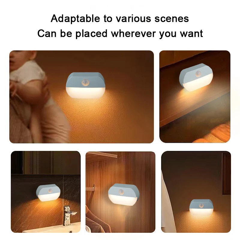 Luces LED de noche con detecci - Baby Nursery Lamp reseña y precio