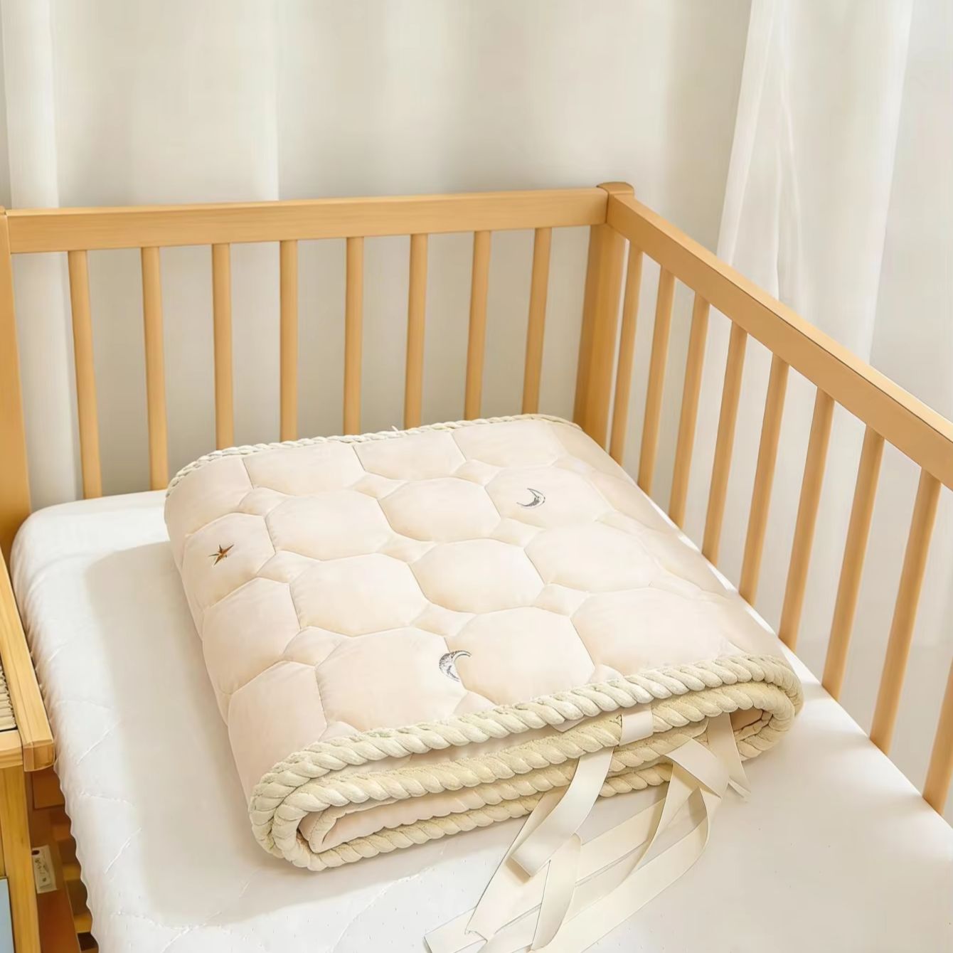Barandilla de cama anticolisió - Baby Nursery Bedding reseña y precio