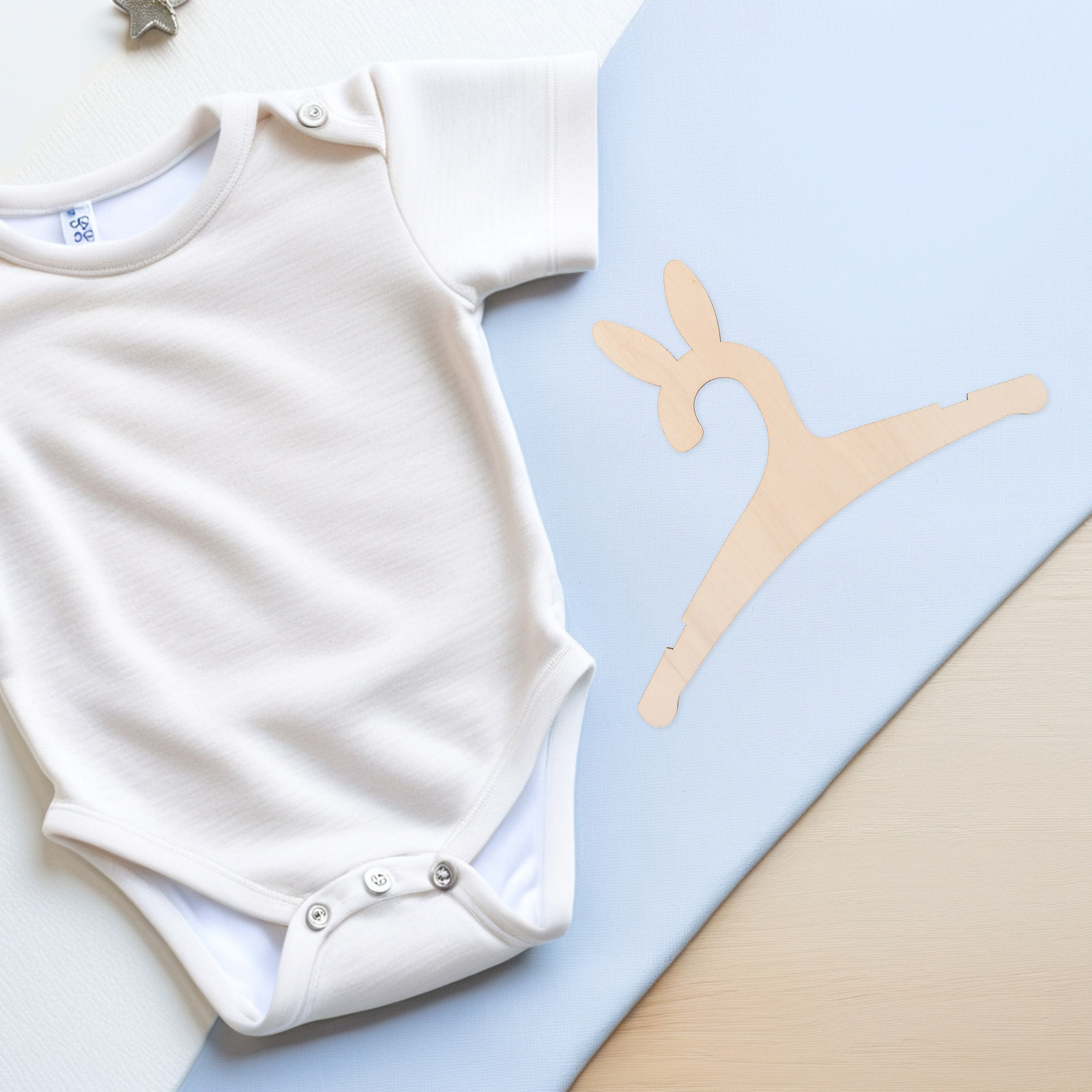 5 Piezas de Perchas de Madera  - Baby Nursery Decor reseña y precio